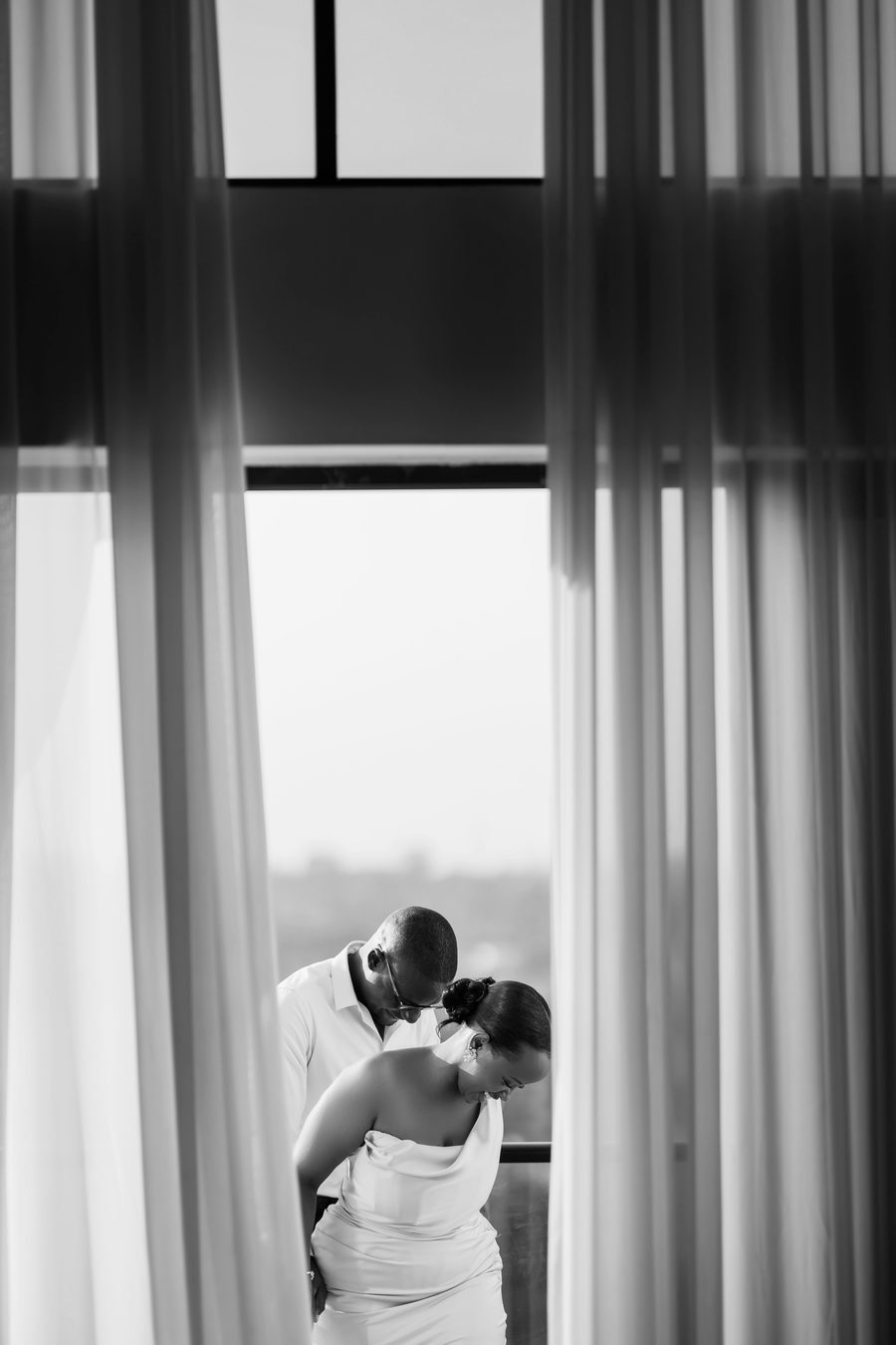 Silhouette by the window